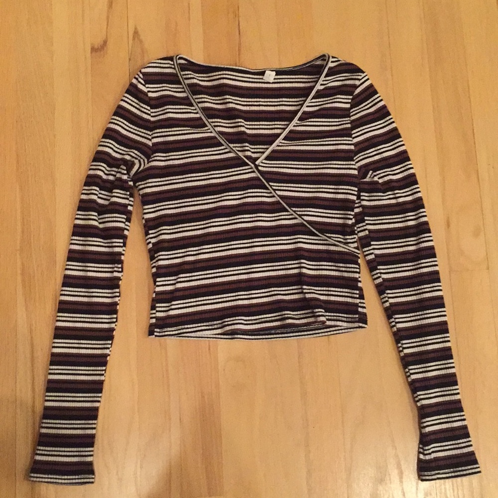 Pacsun Striped Long Sleeve Top (S)